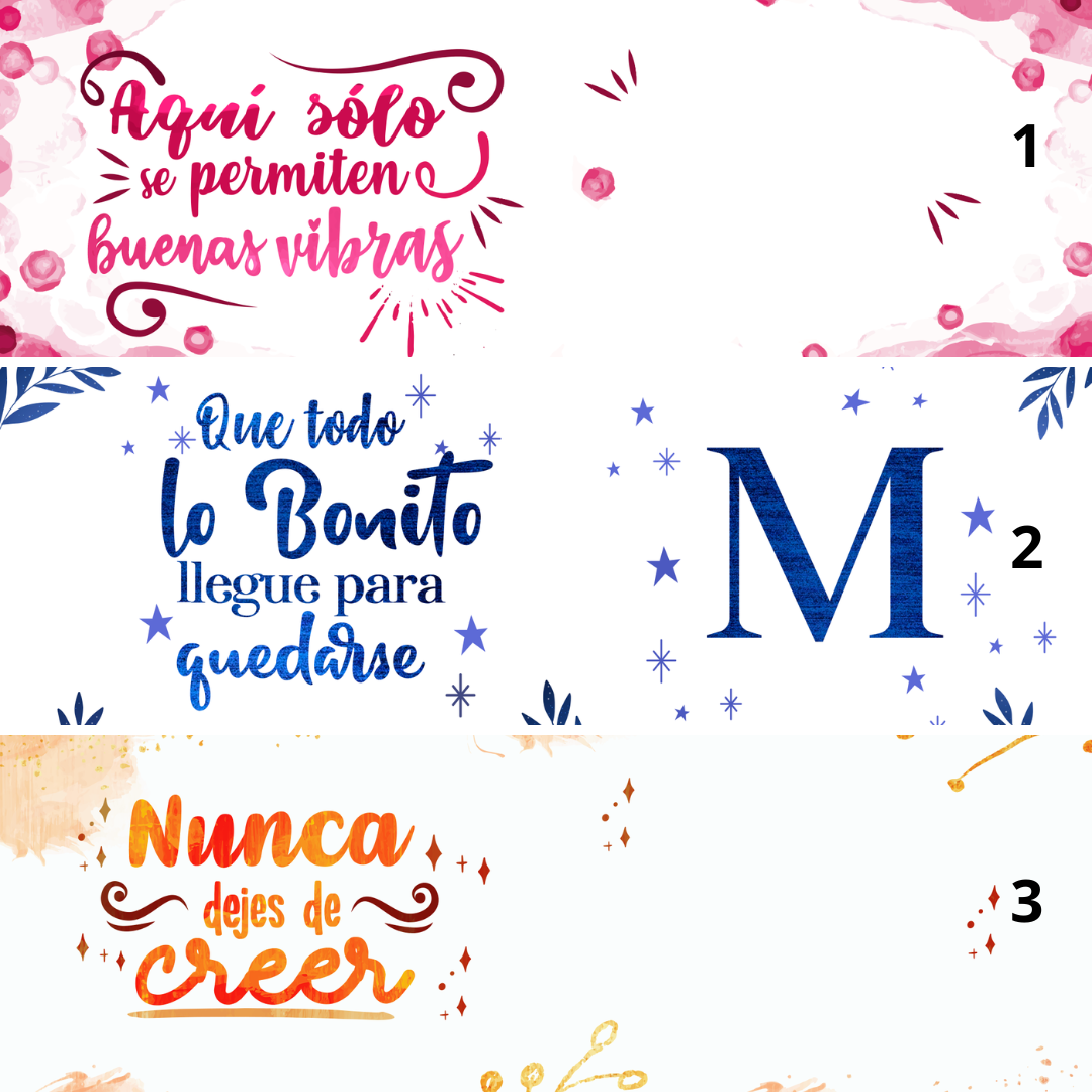 Tazas de mensajes